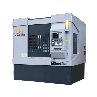 Pemrosesan suku cadang mesin bubut CNC CK525 efisiensi tinggi