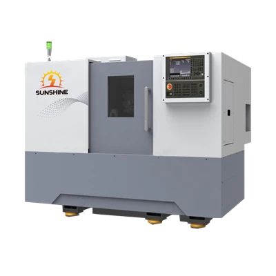 mesin bubut CNC spindel ganda